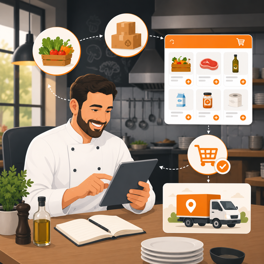 Restoran sipariş akışı